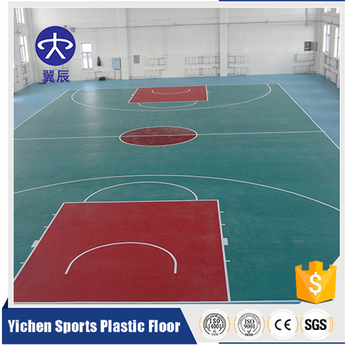 學?；@球館PVC運動地板，籃球場PVC塑膠地板